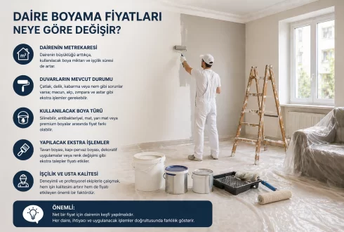 Daire Boyama Fiyatları Neye Göre Değişir?