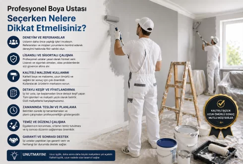 Profesyonel Boya Ustası Seçerken Nelere Dikkat Etmelisiniz?